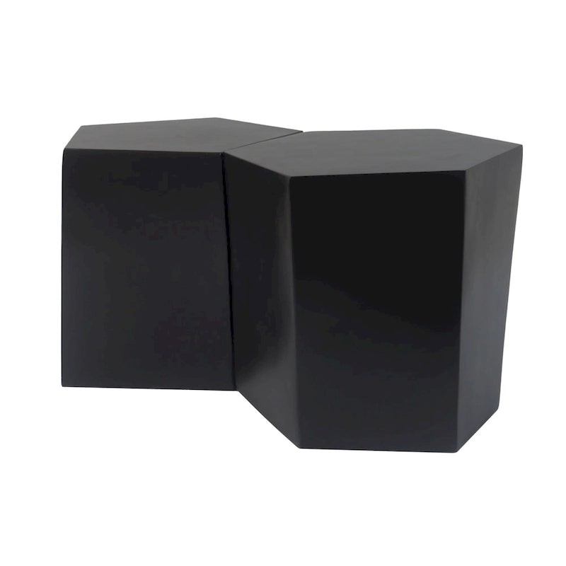 Set di tavolini da caffè moderni in MGO con design geometrico per soggiorno