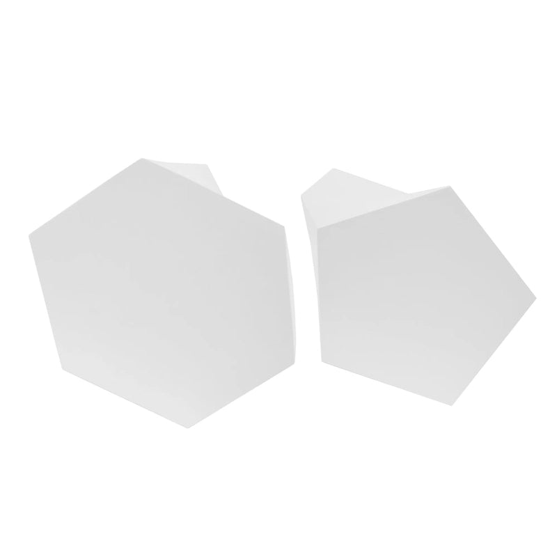 Set di tavolini da caffè moderni in MGO con design geometrico per soggiorno
