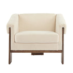 Poltrona imbottita Mid-Century Modern da 86 cm per soggiorno