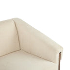 Poltrona imbottita Mid-Century Modern da 86 cm per soggiorno