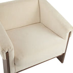 Poltrona imbottita Mid-Century Modern da 86 cm per soggiorno
