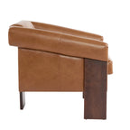 Poltrona imbottita Mid-Century Modern da 86 cm per soggiorno
