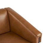 Poltrona imbottita Mid-Century Modern da 86 cm per soggiorno