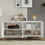 Credenza a quattro ante con ripiani regolabili