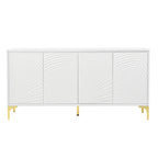 Credenza a quattro ante con ripiani regolabili