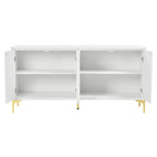 Credenza a quattro ante con ripiani regolabili