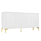 Credenza a quattro ante con ripiani regolabili