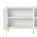 Credenza a quattro ante con ripiani regolabili
