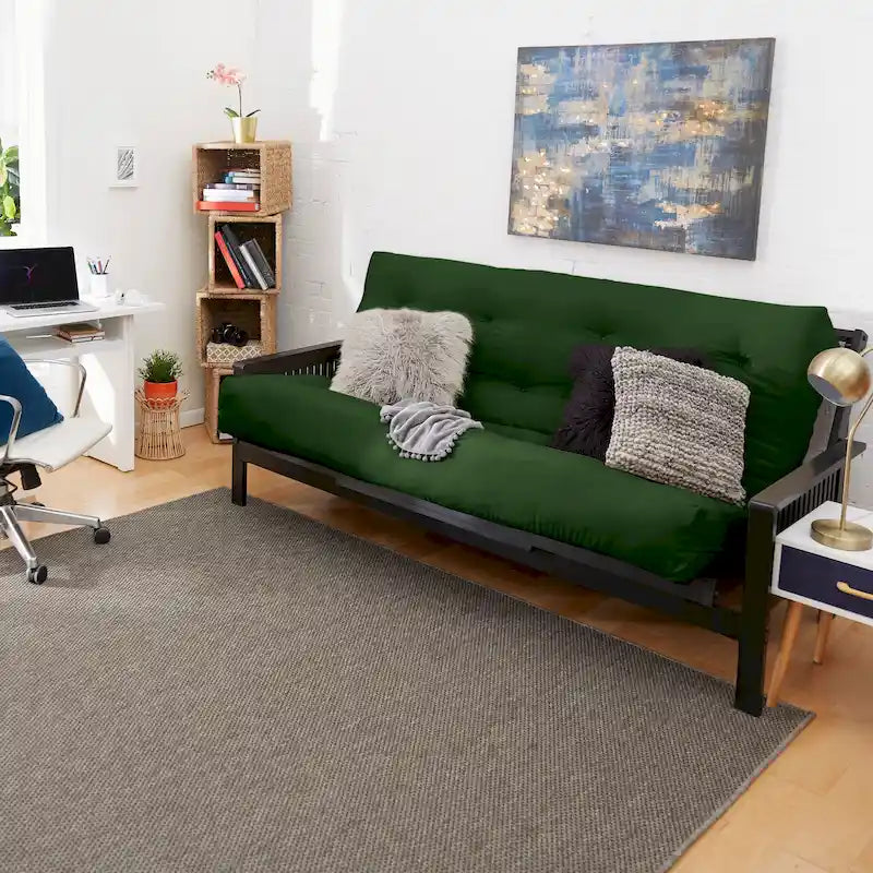 Materasso Futon da 12 Pollici Full-Size, Solo Materasso, Supporto in Schiuma per Divano Letto