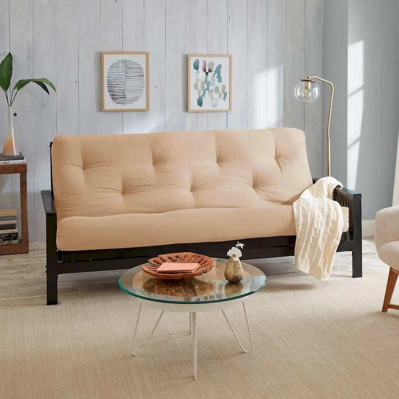 Materasso Futon da 12 Pollici Full-Size, Solo Materasso, Supporto in Schiuma per Divano Letto