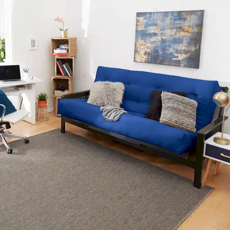 Materasso Futon da 12 Pollici Full-Size, Solo Materasso, Supporto in Schiuma per Divano Letto