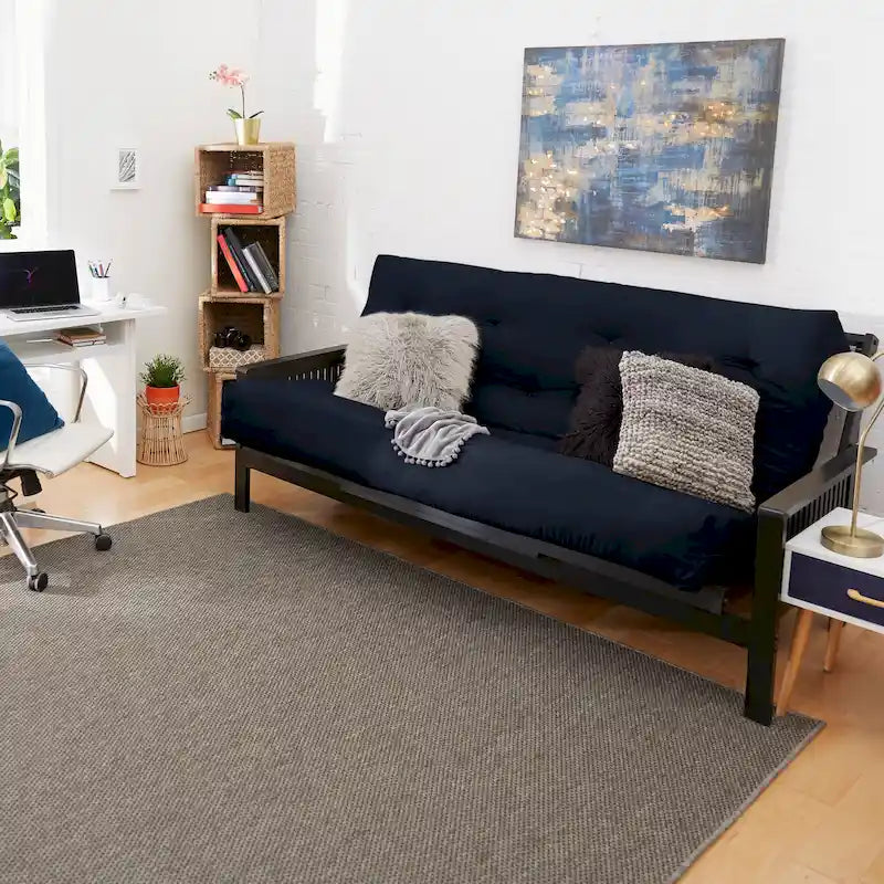 Materasso Futon da 12 Pollici Full-Size, Solo Materasso, Supporto in Schiuma per Divano Letto