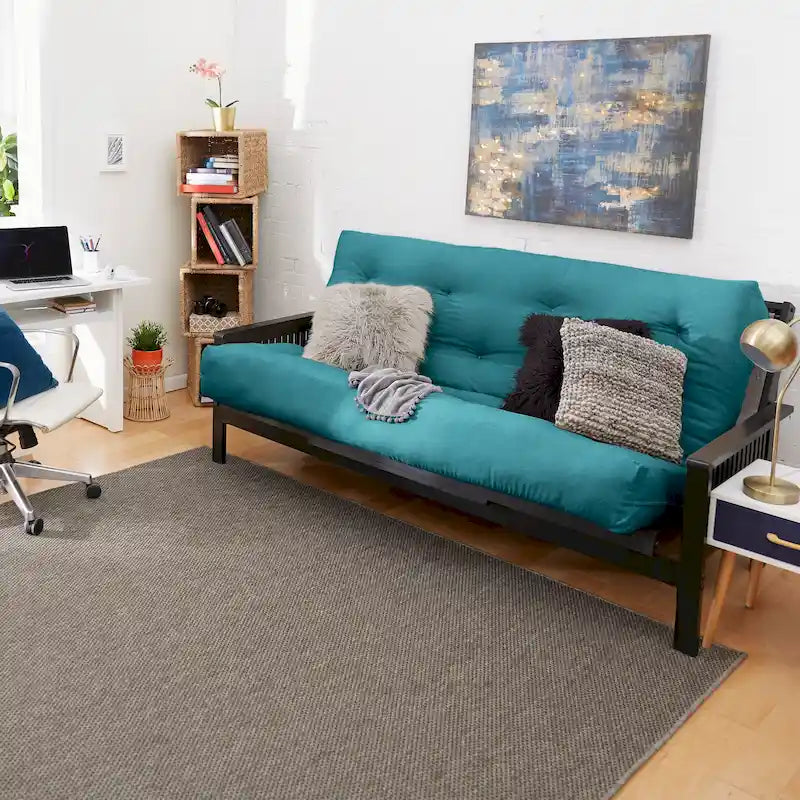 Materasso Futon da 12 Pollici Full-Size, Solo Materasso, Supporto in Schiuma per Divano Letto