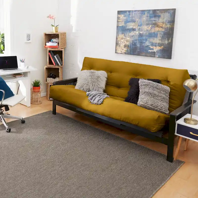 Materasso Futon da 12 Pollici Full-Size, Solo Materasso, Supporto in Schiuma per Divano Letto