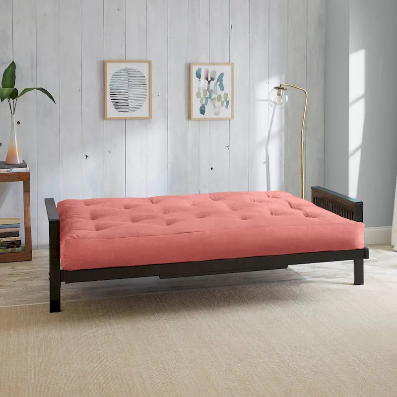 Materasso Futon da 12 Pollici Full-Size, Solo Materasso, Supporto in Schiuma per Divano Letto