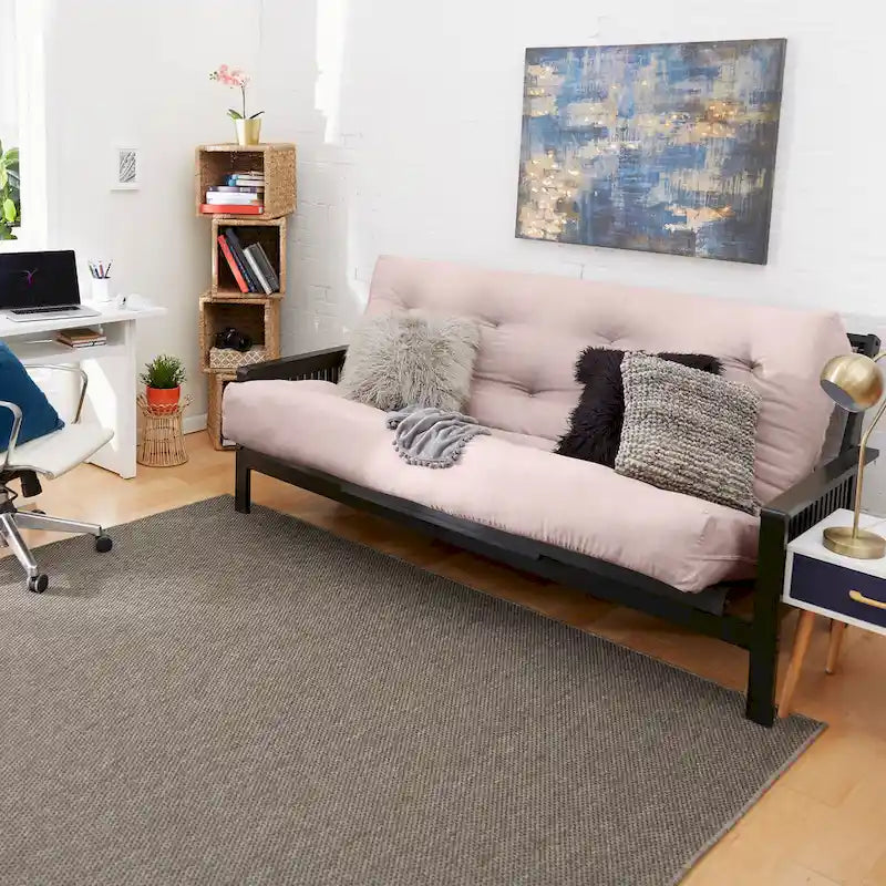 Materasso Futon da 12 Pollici Full-Size, Solo Materasso, Supporto in Schiuma per Divano Letto