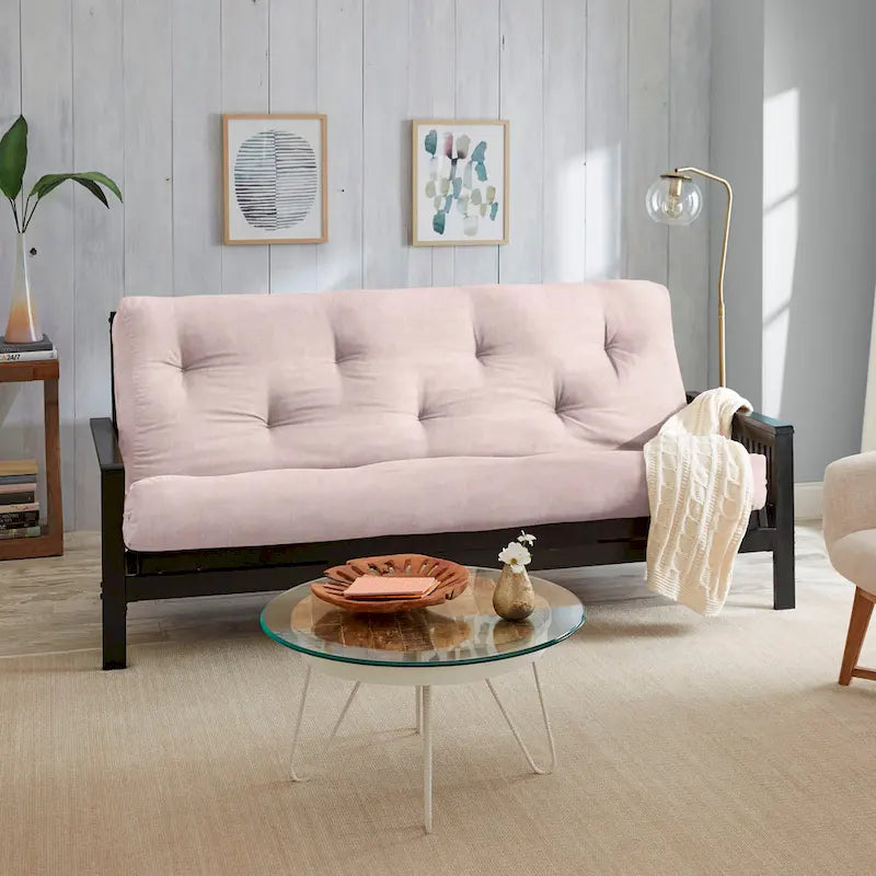 Materasso Futon da 12 Pollici Full-Size, Solo Materasso, Supporto in Schiuma per Divano Letto