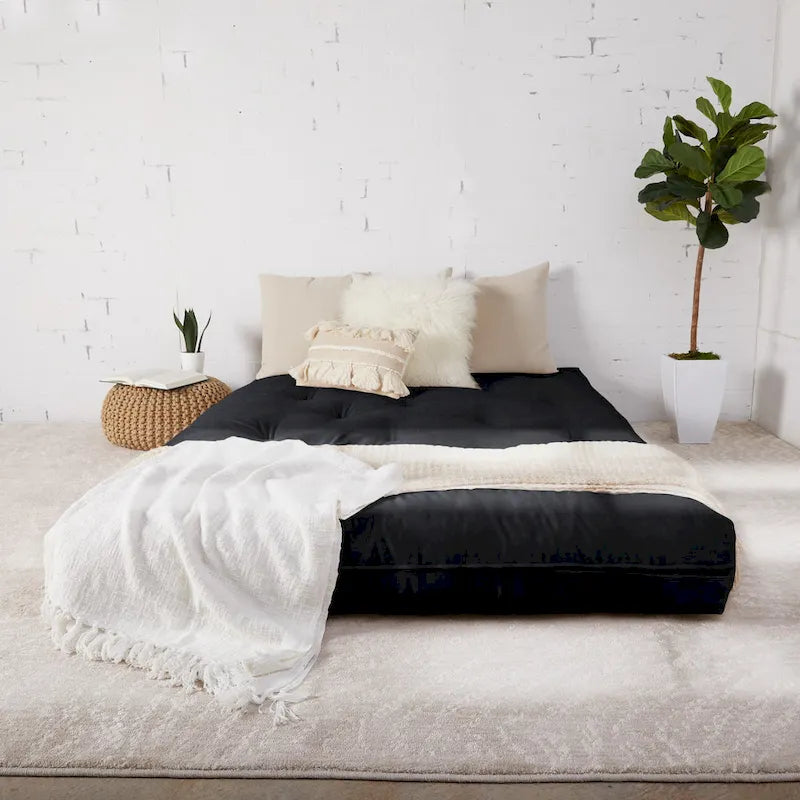Materasso Futon da 12 Pollici Full-Size, Solo Materasso, Supporto in Schiuma per Divano Letto