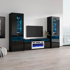 Mobile TV Moderno con Camino Elettrico - Porta TV