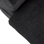 Divano componibile a 4 pezzi in lino moderno 160, minimalista, con imbottitura in piuma d'oca