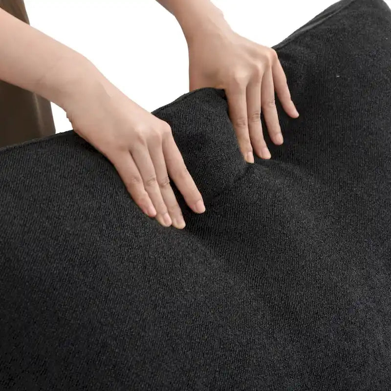 Divano componibile a 4 pezzi in lino moderno 160, minimalista, con imbottitura in piuma d'oca