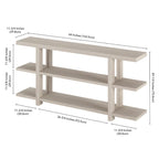 Consolle rettangolare larga 162 cm con ripiano aperto – Stile da ingresso