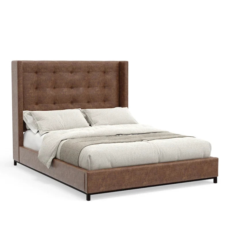 Letto Imbottito con Testiera Trapuntata – Queen/King Size