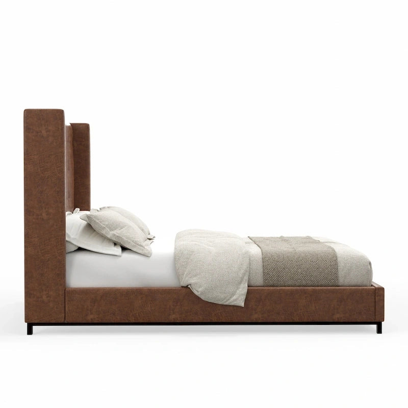 Letto Imbottito con Testiera Trapuntata – Queen/King Size