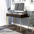 Scrivania moderna in metallo da 42" con porte USB per ufficio domestico