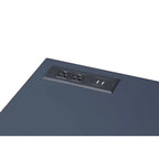 Scrivania moderna in metallo da 42" con porte USB per ufficio domestico