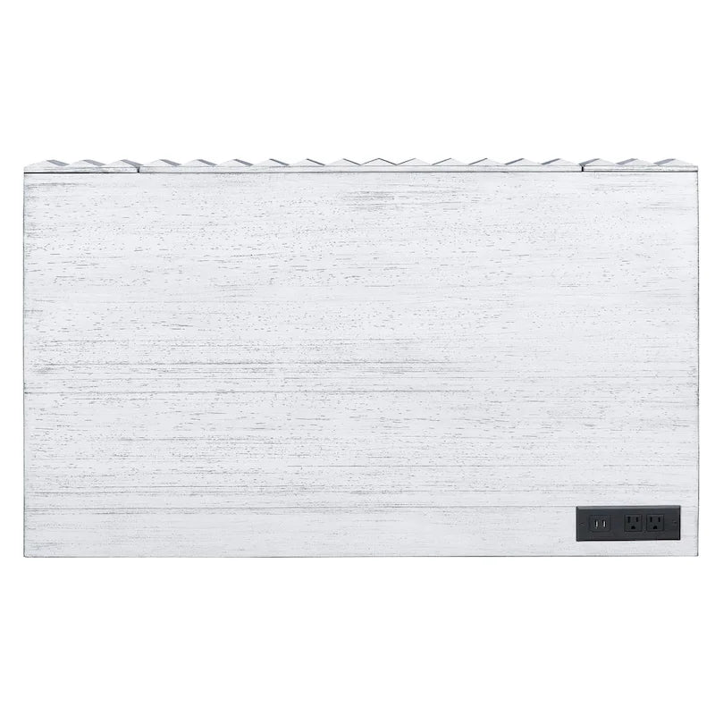 Scrivania moderna in metallo da 42" con porte USB per ufficio domestico