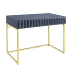 Scrivania moderna in metallo da 42" con porte USB per ufficio domestico