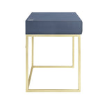 Scrivania moderna in metallo da 42" con porte USB per ufficio domestico