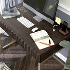 Scrivania moderna in metallo da 42" con porte USB per ufficio domestico