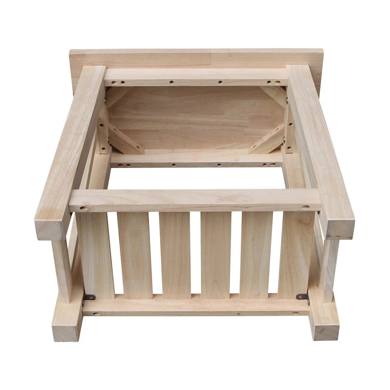 Tavolino rotondo in legno massello – Tavolino da salotto minimalista