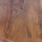 Tavolino da Caffè in Legno di Acacia a Forma di Diamante da 33" con Finitura Naturale