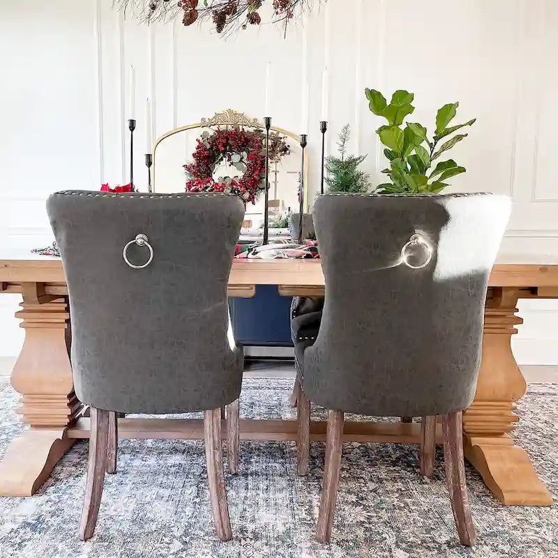 Tavolo da pranzo rettangolare allungabile 180 cm L x 81 cm P x 74 cm H per cucina e sala da pranzo