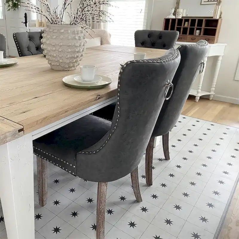 Tavolo da pranzo rettangolare allungabile 180 cm L x 81 cm P x 74 cm H per cucina e sala da pranzo