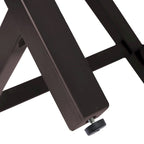 Sgabello da bar girevole moderno da 26" rivestito in similpelle e tessuto con struttura in legno
