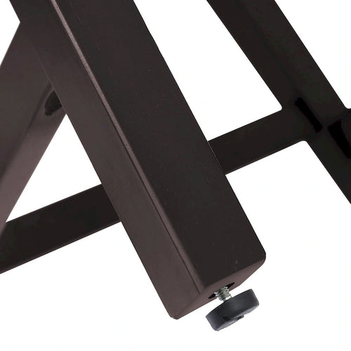 Sgabello da bar girevole moderno da 26" rivestito in similpelle e tessuto con struttura in legno