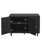 Organizzatore per dispensa in legno con 2 ante e 3 cassetti con ripiani regolabili, mobile contenitore per soggiorno e cucina