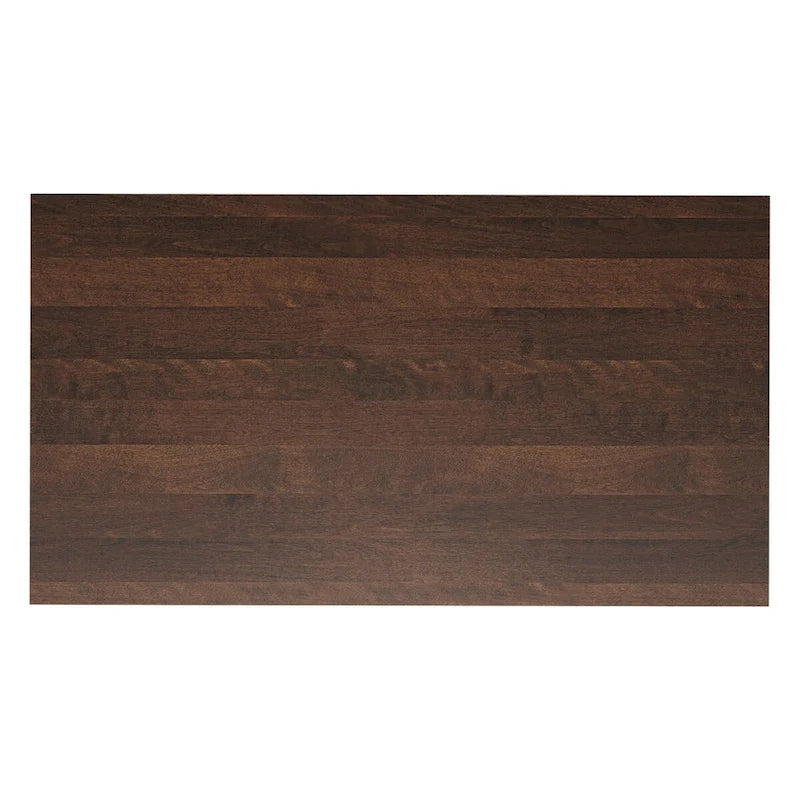 Tavolo da pranzo rettangolare in legno massello 40" x 72" per cucina e sala da pranzo