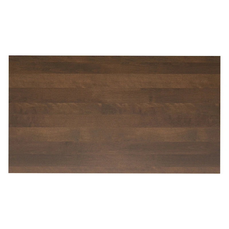 Tavolo da pranzo rettangolare in legno massello 40" x 72" per cucina e sala da pranzo