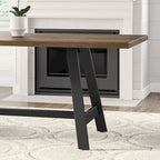 Tavolo da pranzo rettangolare in legno massello 40" x 72" per cucina e sala da pranzo