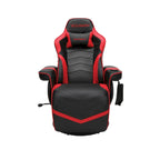 Poltrona reclinabile da gaming con poggiapiedi e supporto ergonomico per casa e ufficio