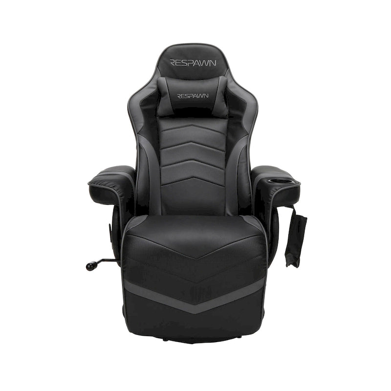 Poltrona reclinabile da gaming con poggiapiedi e supporto ergonomico per casa e ufficio
