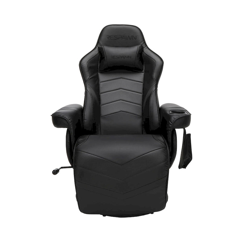 Poltrona reclinabile da gaming con poggiapiedi e supporto ergonomico per casa e ufficio