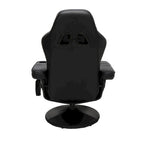 Poltrona reclinabile da gaming con poggiapiedi e supporto ergonomico per casa e ufficio