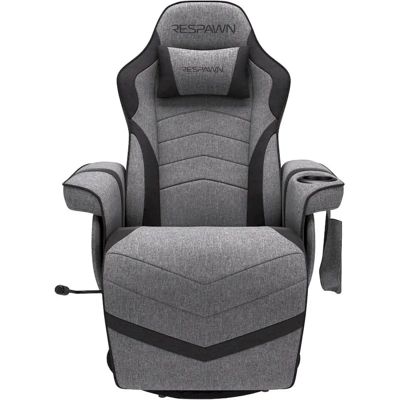 Poltrona reclinabile da gaming con poggiapiedi e supporto ergonomico per casa e ufficio