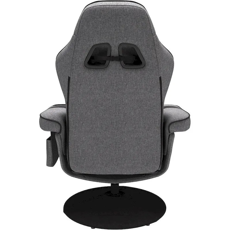 Poltrona reclinabile da gaming con poggiapiedi e supporto ergonomico per casa e ufficio